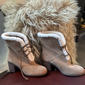 Splendid Cassidy Boots - Suede Uppers Faux Lining NWOT